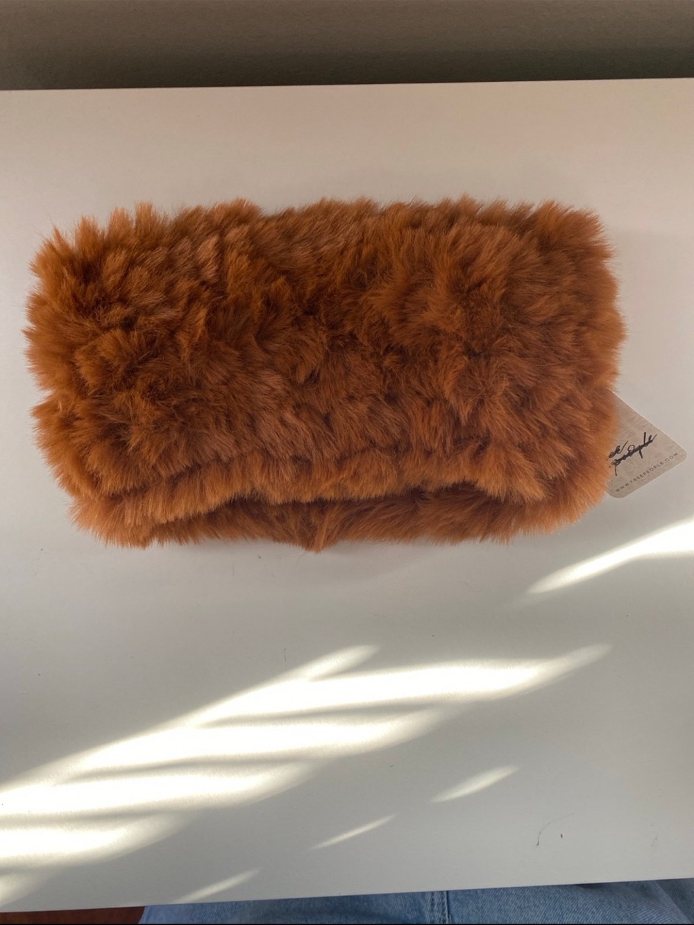 NWT Free People First Love Faux Fur Ear Warmers